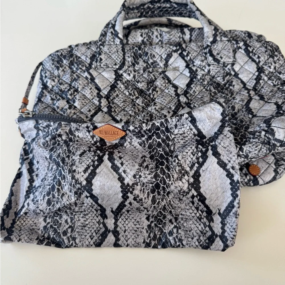 MZ Wallace Gray Snake Print - Picture 4 of 13